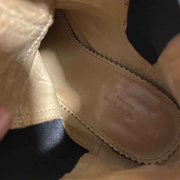 Rag & Bone Women’s Beige Brown Suede Walker Ankle Boots Camel Size 39 Nubuck 8 - Picture 11 of 14